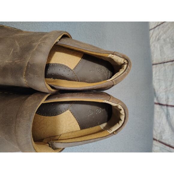 Born BOC Peggy Chocolate Oiled Leather Clogs C45723 Women's Size 10 M - Picture 10 of 11